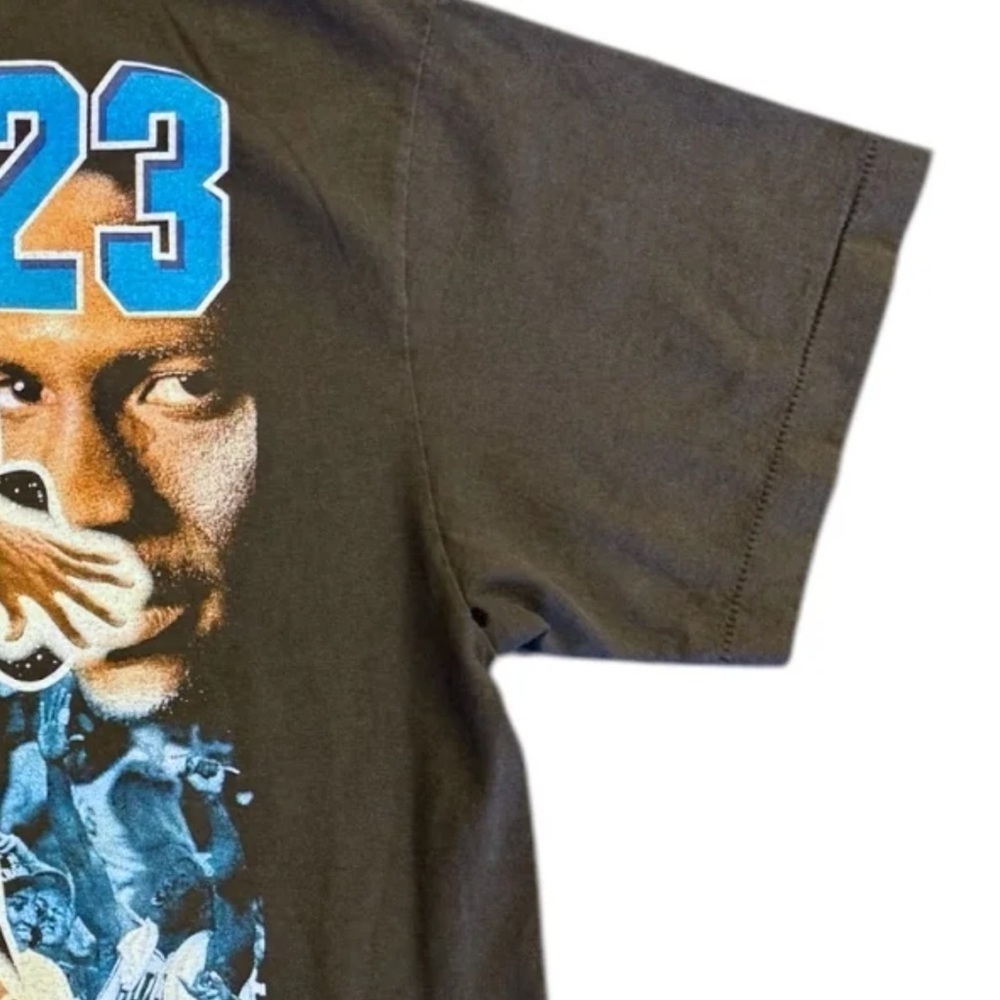 Michael Jordan Bulls 1996 Modern Boot Graphic T-Shirt - Black Size XL - Picture 3 of 5